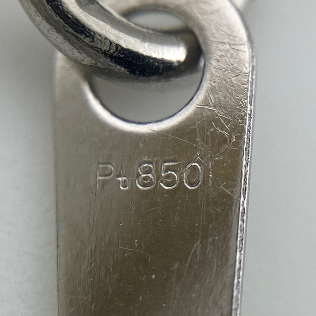 フラワーモチーフ デザインネックレス プラチナ ペンダント メレダイヤ 花 ネックレス Pt900 Pt850 ダイヤモンド レディース 【中古】nbjwl