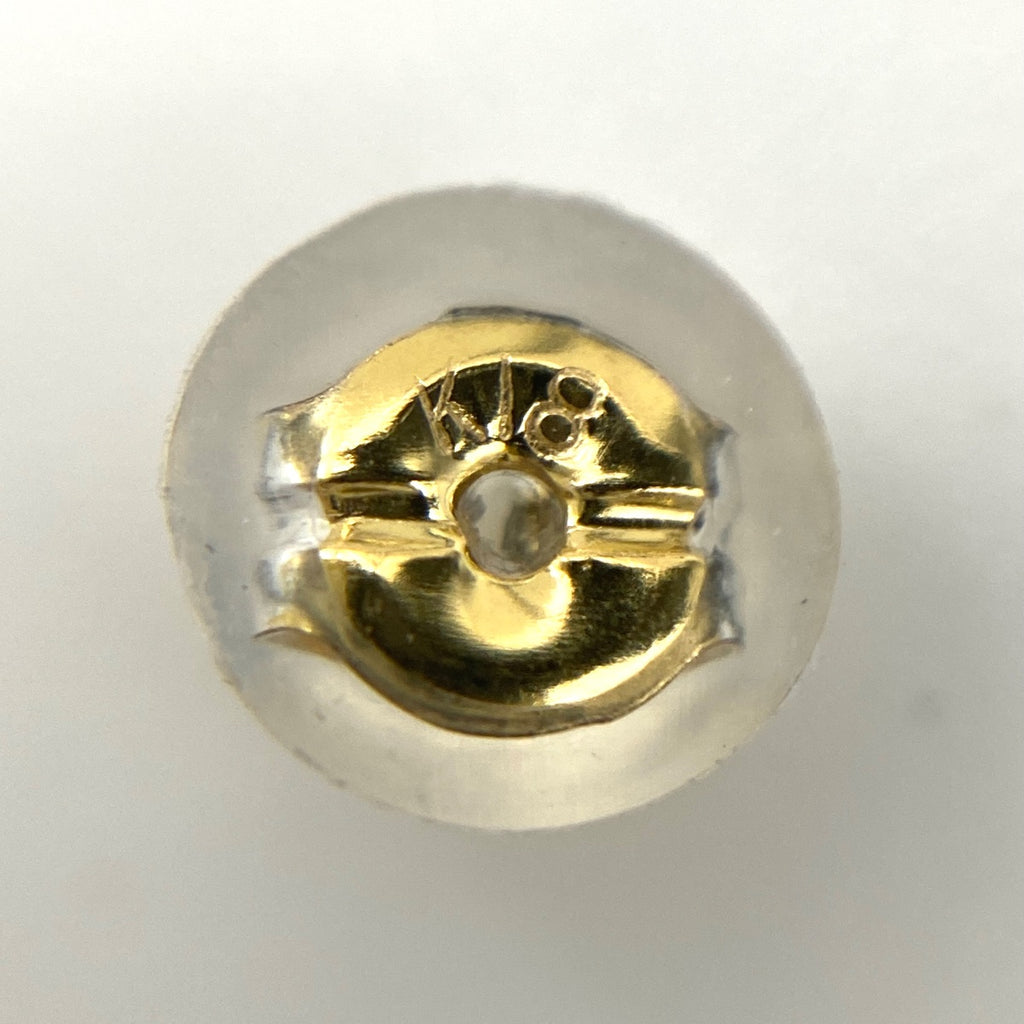 メレダイヤ デザインピアス YG イエローゴールド ピアス K18 ダイヤモンド レディース 【中古】nbjwl