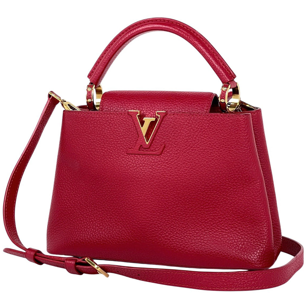ルイ・ヴィトン カプシーヌ BB 2WAY ショルダーバッグ ハンドバッグ トリヨン ルビー(レッド) M94754 レディース 【中古】brbag