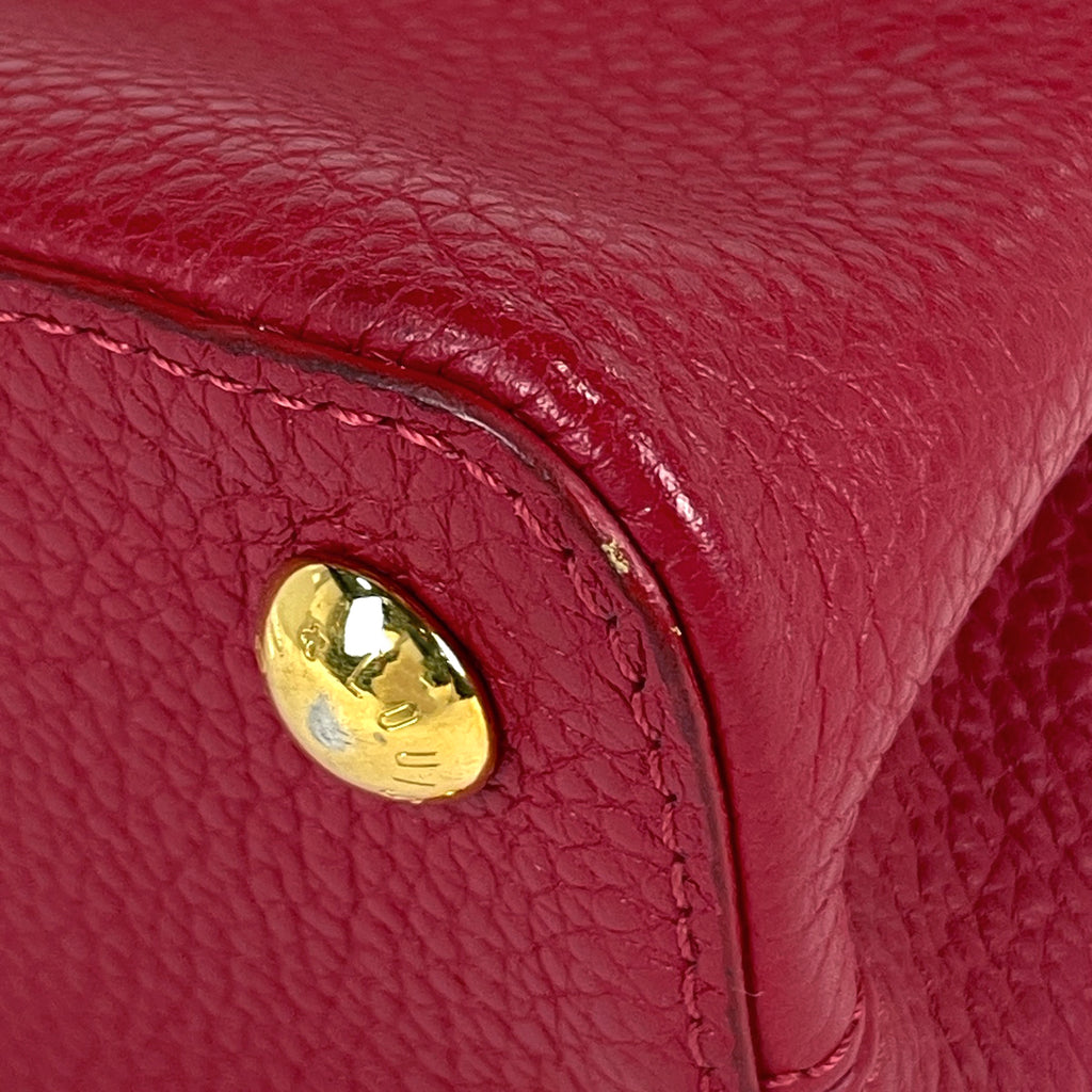 ルイ・ヴィトン カプシーヌ BB 2WAY ショルダーバッグ ハンドバッグ トリヨン ルビー(レッド) M94754 レディース 【中古】brbag