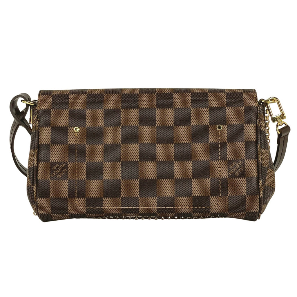 ルイ・ヴィトン フェイボリット PM ハンドバッグ クラッチバッグ 3WAY ショルダーバッグ ダミエ ブラウン N41276 レディース 【中古】brbag