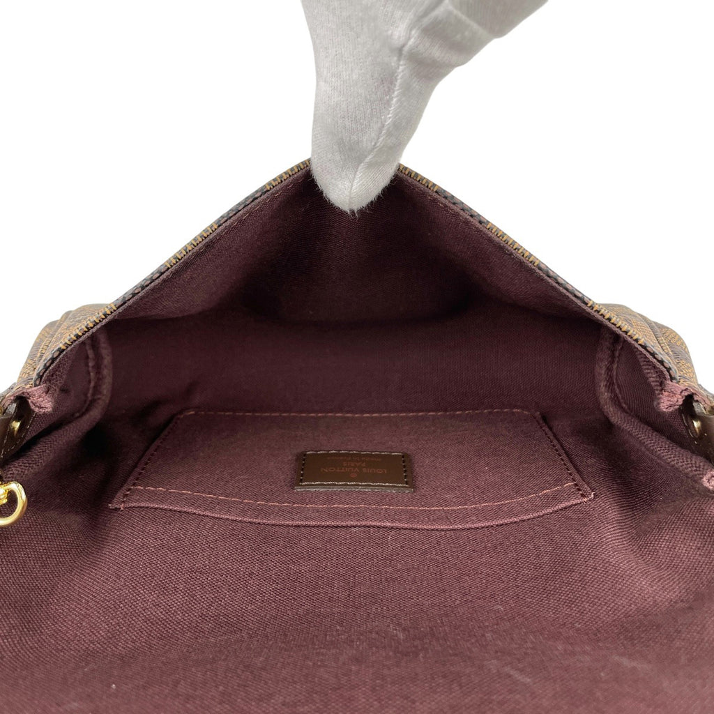 ルイ・ヴィトン フェイボリット PM ハンドバッグ クラッチバッグ 3WAY ショルダーバッグ ダミエ ブラウン N41276 レディース 【中古】brbag