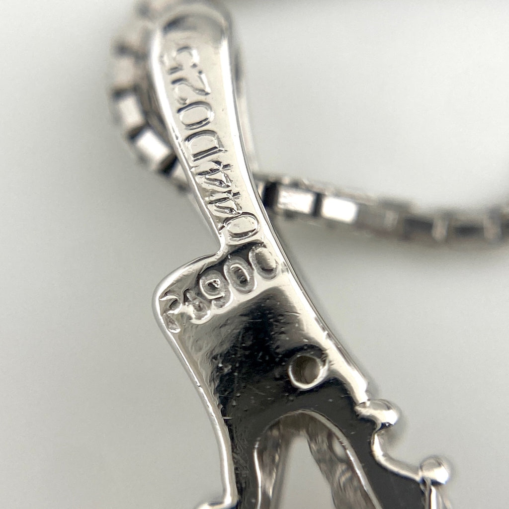 ルビー デザインネックレス プラチナ ペンダント メレダイヤ ネックレス Pt900 Pt850 ルビー レディース 【中古】nbjwl