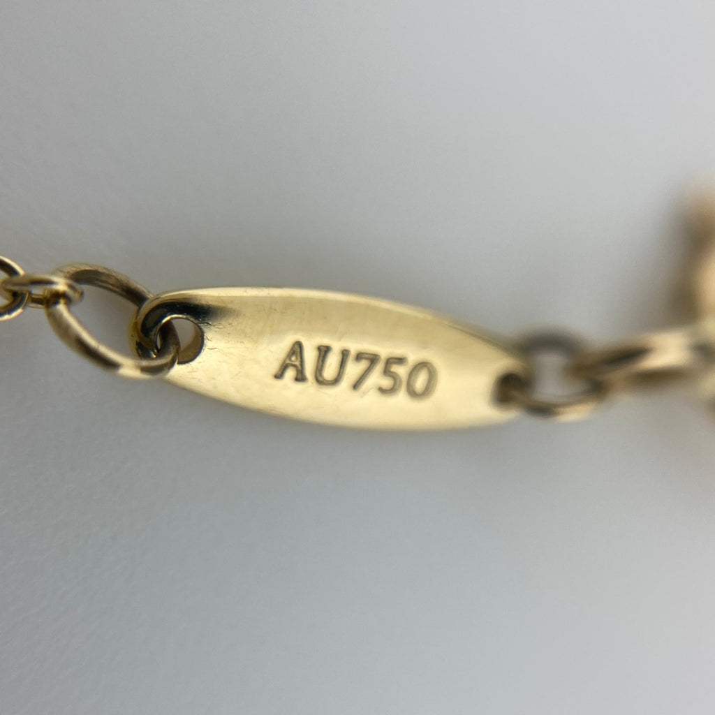 ティファニー バイザヤード ネックレス YG イエローゴールド ペンダント ダイヤモンド 1Pダイヤ エルサ・ペレッティ ネックレス 750 ダイヤモンド レディース 【中古】brjwl