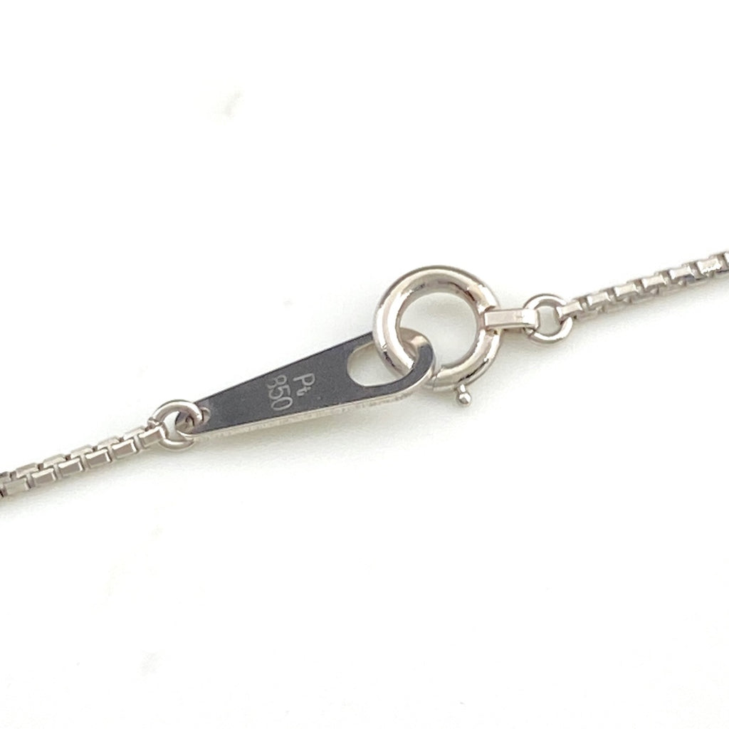 メレダイヤ デザインネックレス プラチナ ペンダント ネックレス Pt900 Pt850 ダイヤモンド レディース 【中古】nbjwl