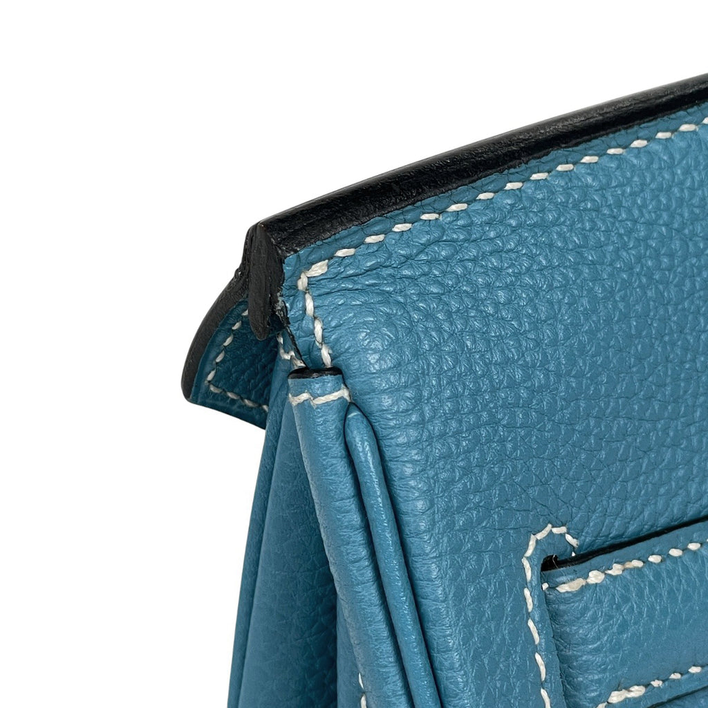 エルメス バーキン 30 手提げ ハンドバッグ トゴ ブルージーン □J レディース 【中古】brbag