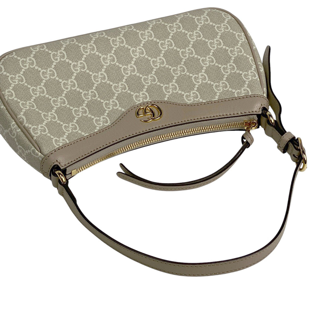 グッチ オフィディア スモール ショルダーバッグ ダブルG ハンドバッグ ショルダーバッグ GGスプリーム ベージュ 735145 レディース 【中古】brbag
