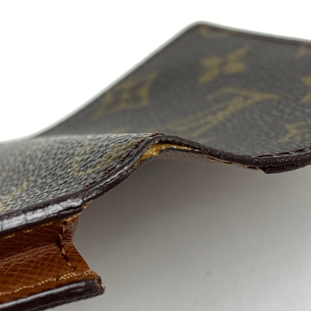 【ジャンク品】ルイ・ヴィトン アンヴェロップ カルト ドゥヴィジット カード入れ 名刺ケース カードケース モノグラム ブラウン M62920 レディース 【中古】brbag