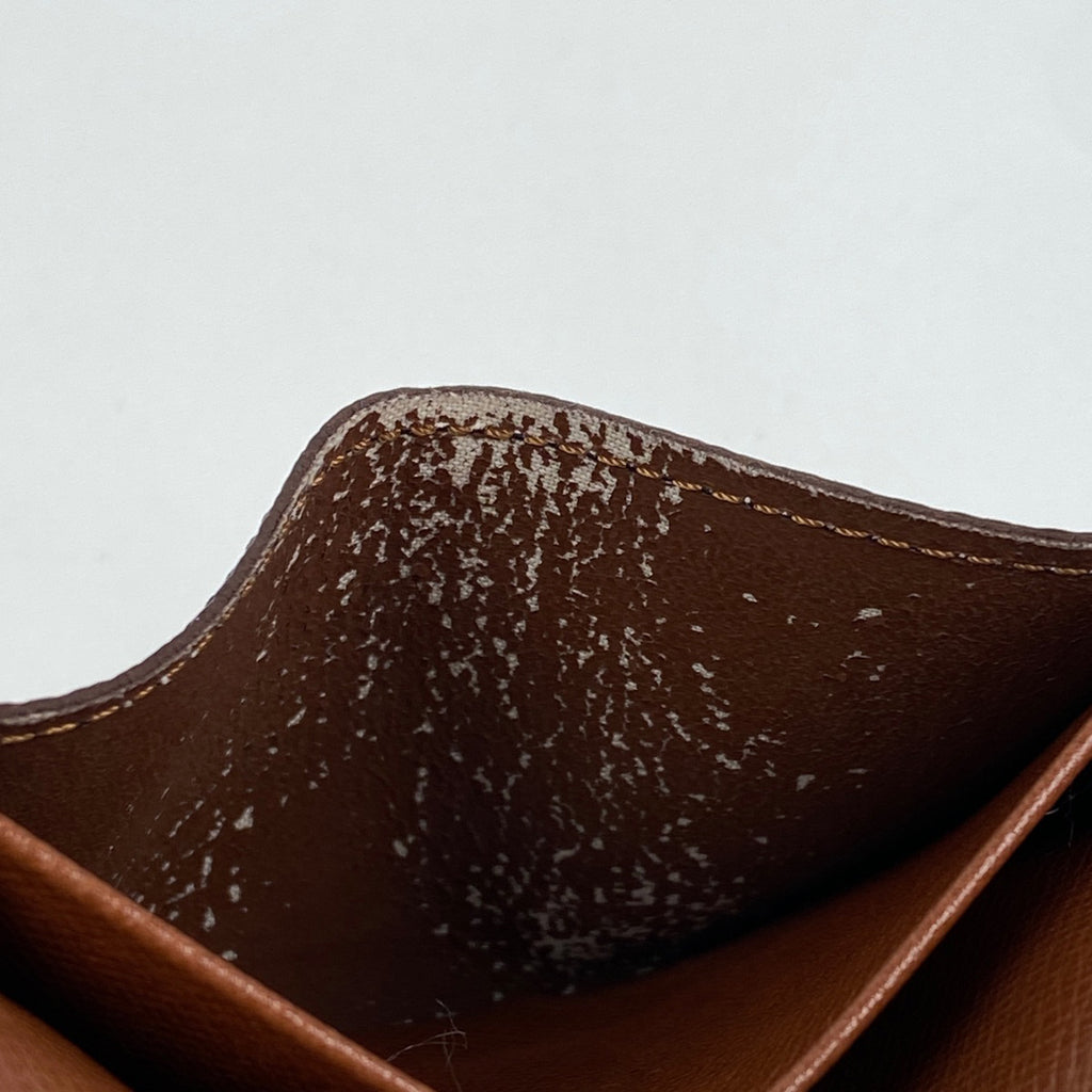 【ジャンク品】ルイ・ヴィトン アンヴェロップ カルト ドゥヴィジット カード入れ 名刺ケース カードケース モノグラム ブラウン M62920 レディース 【中古】brbag
