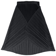 プリーツプリーズ プリーツ ロングスカート イッセイミヤケ スカート スカート ポリエステル ブラック レディース 【中古】brapp