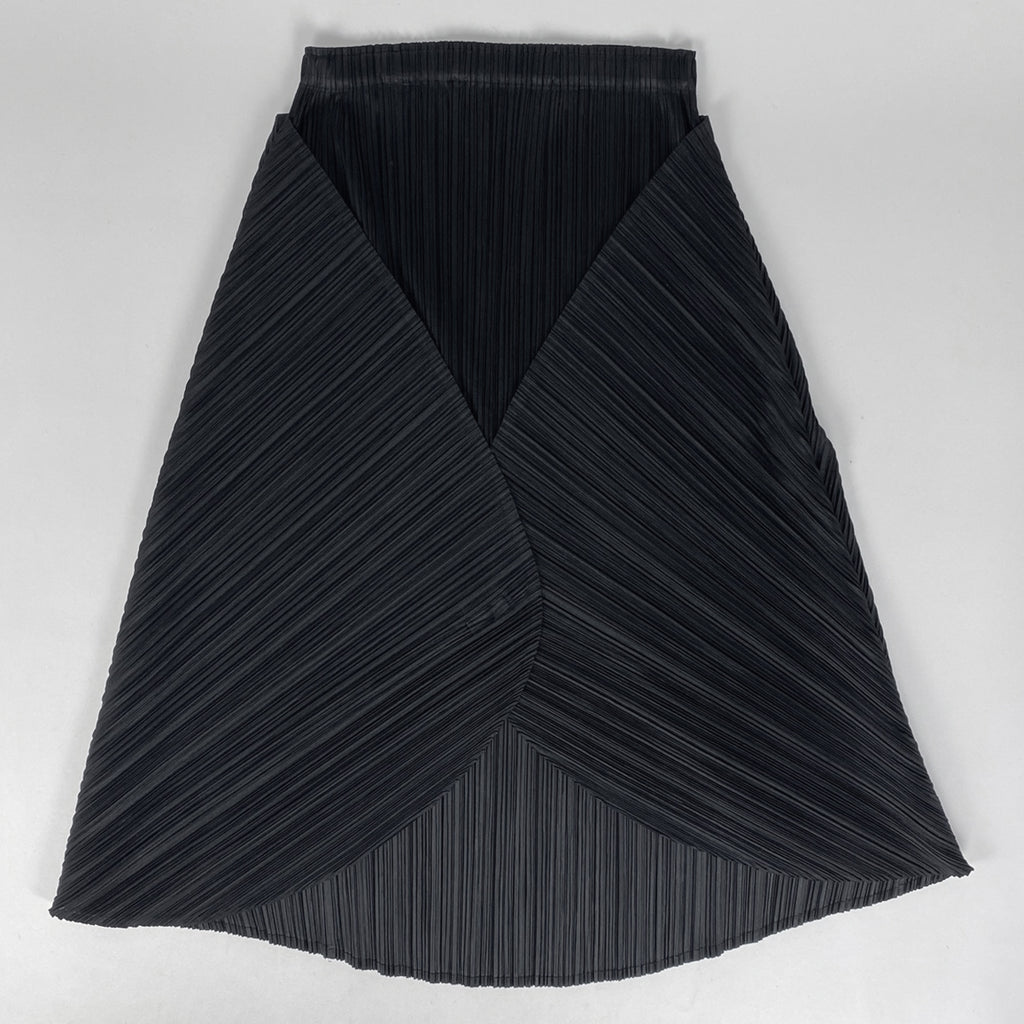 プリーツプリーズ プリーツ ロングスカート イッセイミヤケ スカート スカート ポリエステル ブラック レディース 【中古】brapp