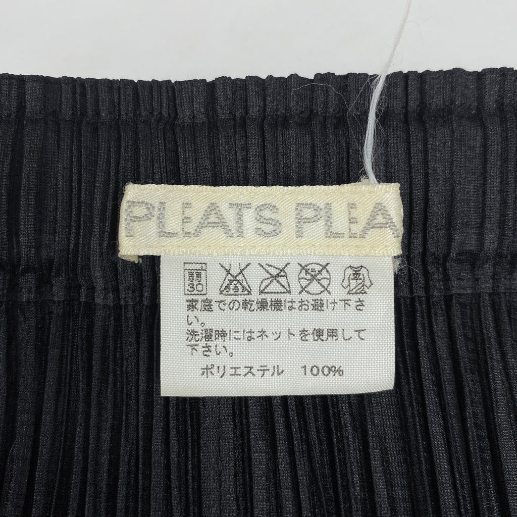 プリーツプリーズ プリーツ ロングスカート イッセイミヤケ スカート スカート ポリエステル ブラック レディース 【中古】brapp