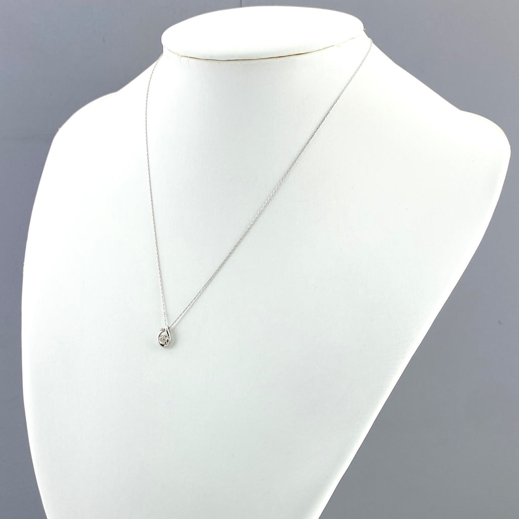 カナルヨンドシー ダイヤモンド デザインネックレス プラチナ ペンダント ネックレス Pt850 ダイヤモンド レディース 【中古】brjwl