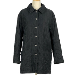 エルメス セリエボタン コート マルジェラ期 刺繍 アウター その他コート ブラック レディース 【中古】brapp