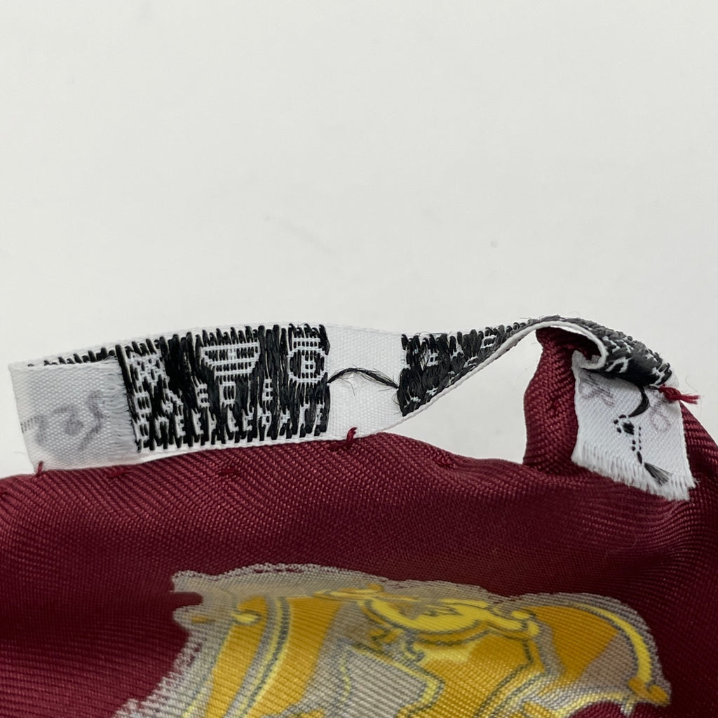 エルメス カレ 90 鍵柄 キー スカーフ シルク ボルドー レディース 【中古】brbag