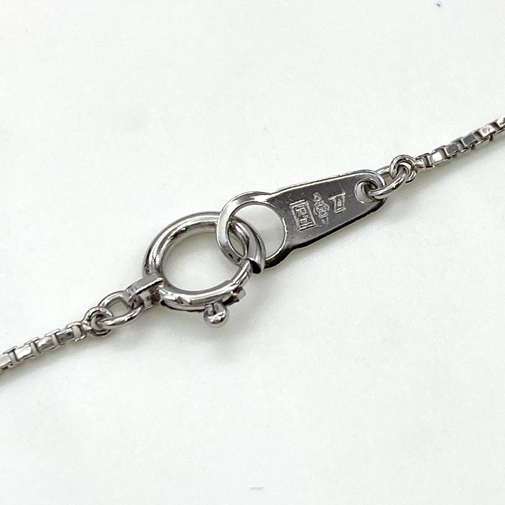 エメラルド デザインネックレス プラチナ ペンダント メレダイヤ ネックレス Pt900 Pt850 エメラルド レディース 【中古】nbjwl
