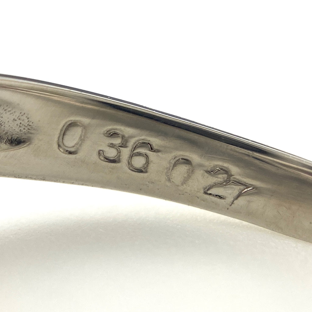 ルビー デザインリング プラチナ 指輪 メレダイヤ リング 10.5号 Pt900 ルビー ダイヤモンド レディース 【中古】nbjwl