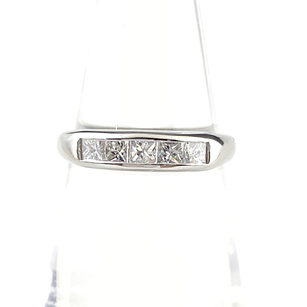 メレダイヤ デザインリング プラチナ 指輪 リング 12号 Pt900 ダイヤモンド レディース 【中古】nbjwl