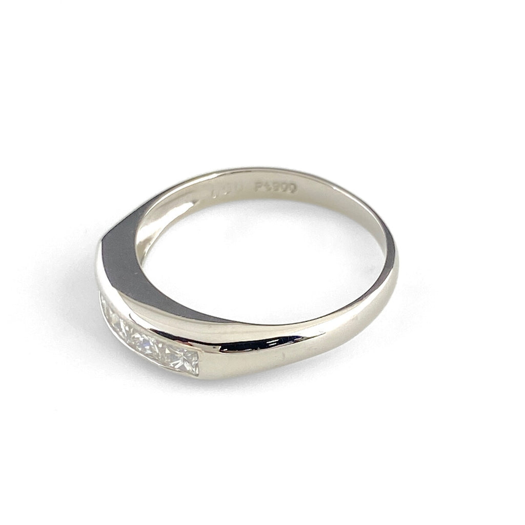 メレダイヤ デザインリング プラチナ 指輪 リング 12号 Pt900 ダイヤモンド レディース 【中古】nbjwl