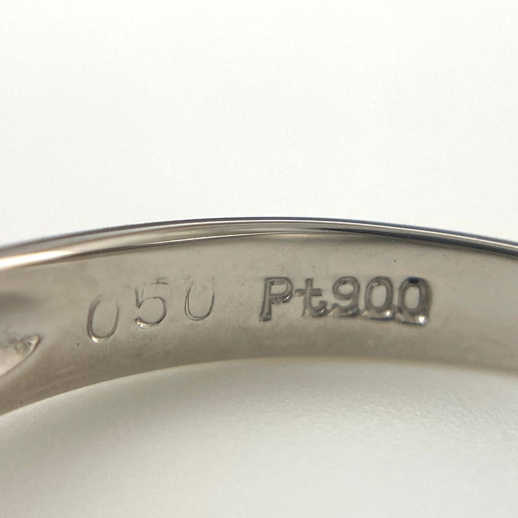 メレダイヤ デザインリング プラチナ 指輪 リング 12号 Pt900 ダイヤモンド レディース 【中古】nbjwl