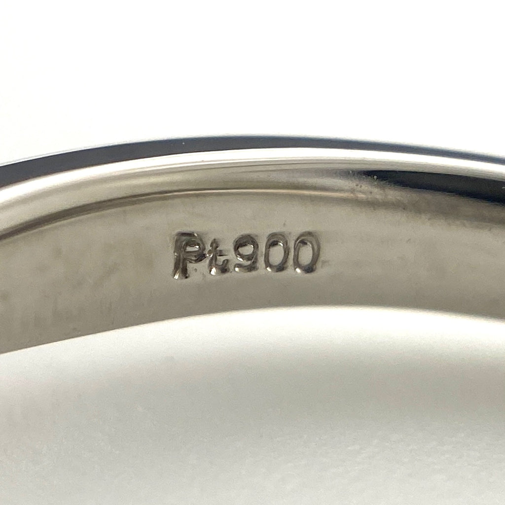 ダイヤモンド デザインリング プラチナ 指輪 リング 9号 Pt900 ダイヤモンド レディース 【中古】nbjwl