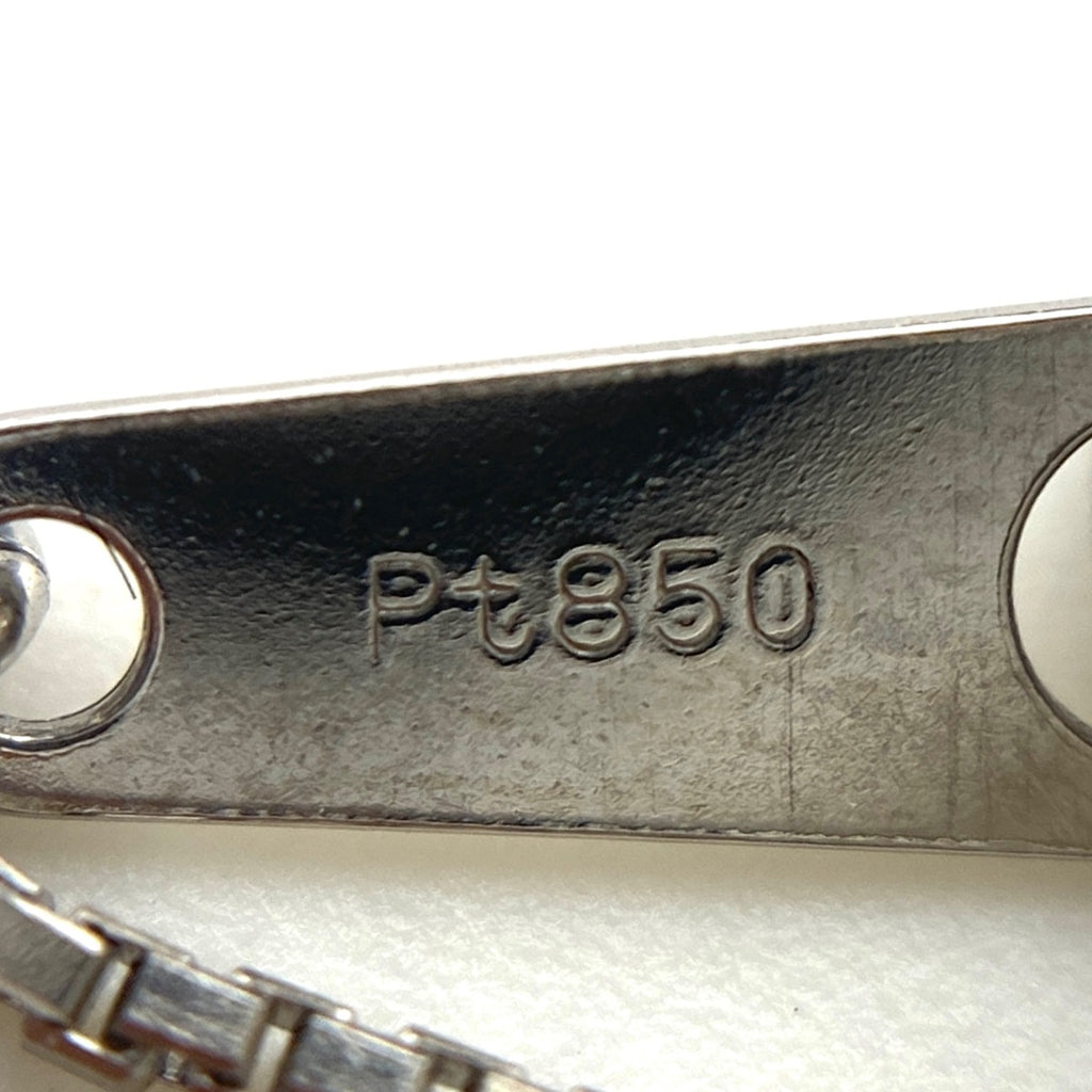 グリーングロッシュラーガーネット デザインネックレス プラチナ ペンダント メレダイヤ ダイヤモンド ネックレス Pt900 Pt850 グリーングロッシュラーガーネット レディース 【中古】nbjwl
