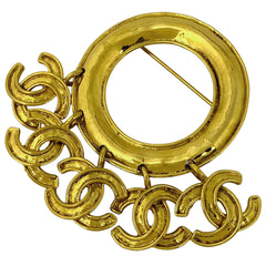 シャネル ココマーク ブローチ スイング ブローチ GP ゴールド レディース 【中古】bracc