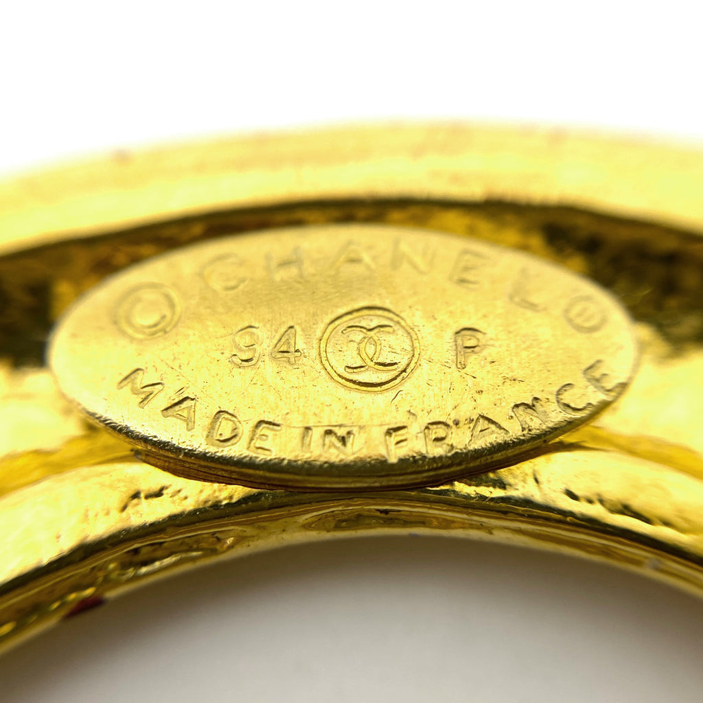 シャネル ココマーク ブローチ スイング ブローチ GP ゴールド レディース 【中古】bracc