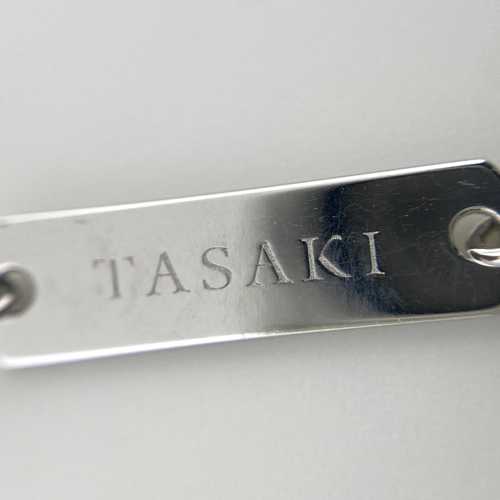 タサキ バランス シグネチャー ネックレス WG ホワイトゴールド ペンダント パール 真珠 ネックレス K18 WG パール レディース 【中古】brjwl