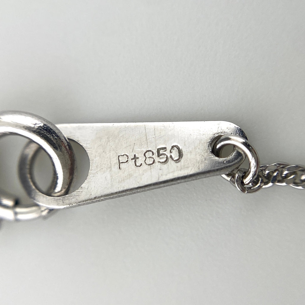 ルビー デザインネックレス プラチナ ペンダント メレダイヤ ネックレス Pt850 ルビー ダイヤモンド レディース 【中古】nbjwl