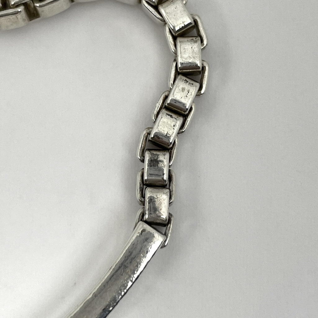 ティファニー ベネチアン リンク ID ブレスレット 腕輪 ブレスレット シルバー925 シルバー レディース 【中古】bracc
