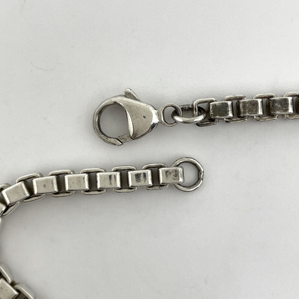 ティファニー ベネチアン リンク ID ブレスレット 腕輪 ブレスレット シルバー925 シルバー レディース 【中古】bracc