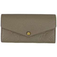 ルイ・ヴィトン ポルトフォイユ サラ 二つ折り 長財布 モノグラムアンプラント トープ M61454 レディース 【中古】brbag