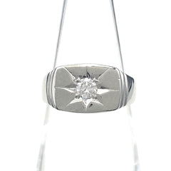 ダイヤモンド デザインリング プラチナ 指輪 リング 11.5号 Pt900 ダイヤモンド レディース 【中古】nbjwl