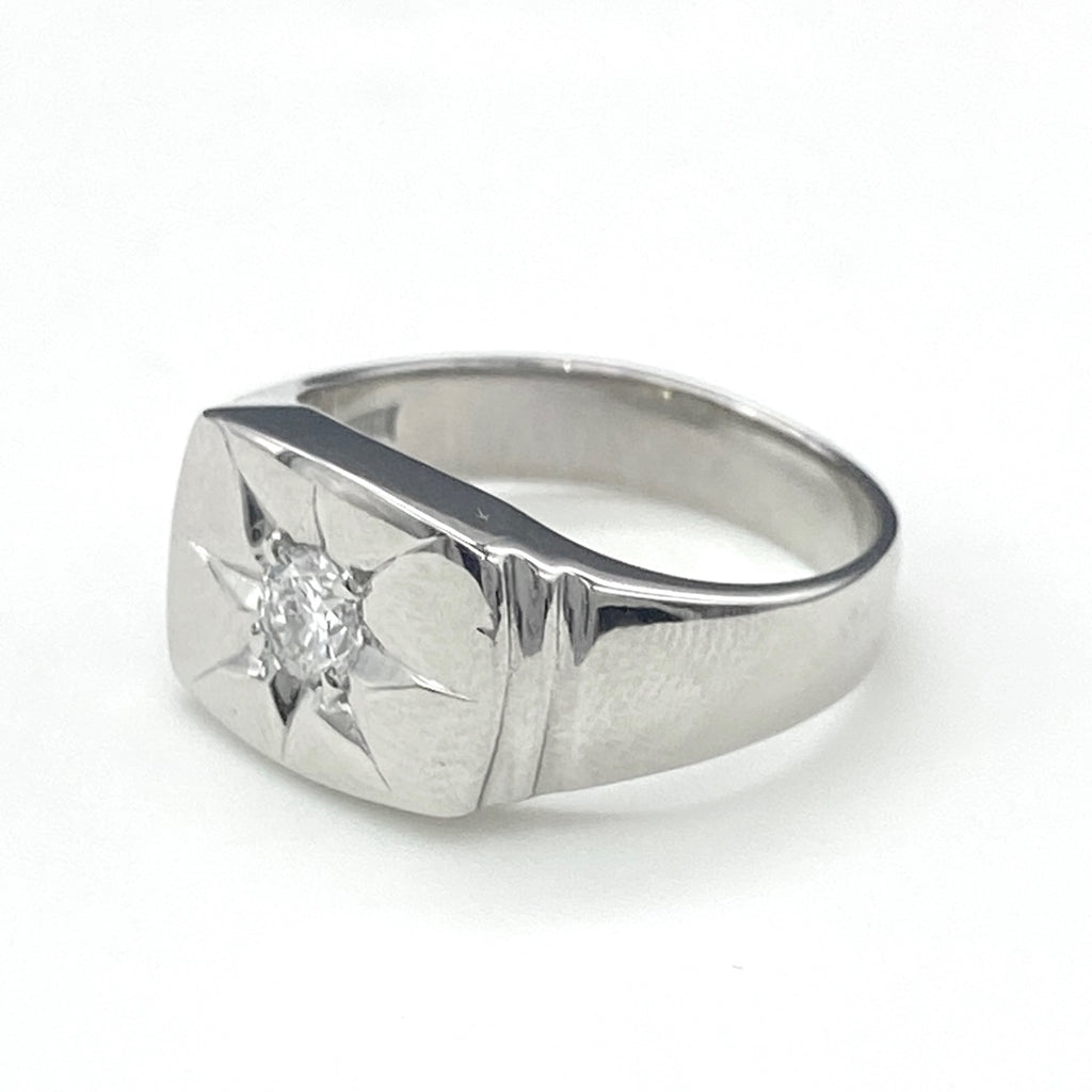 ダイヤモンド デザインリング プラチナ 指輪 リング 11.5号 Pt900 ダイヤモンド レディース 【中古】nbjwl