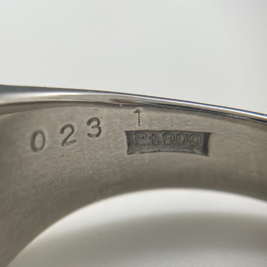 ダイヤモンド デザインリング プラチナ 指輪 リング 11.5号 Pt900 ダイヤモンド レディース 【中古】nbjwl