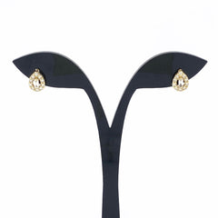 メレダイヤ デザインピアス YG イエローゴールド ピアス K18 ダイヤモンド レディース 【中古】nbjwl