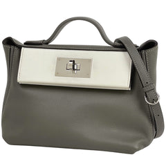 エルメス ヴァンキャトル 24/24 21 2WAY ショルダーバッグ ハンドバッグ エバーカラー グリメイヤー W レディース 【中古】brbag