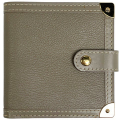 ルイ・ヴィトン コンパクト ジップ ラウンドファスナー 二つ折り財布 スハリ ヴェローヌ(グレー) M91787 レディース 【中古】brbag