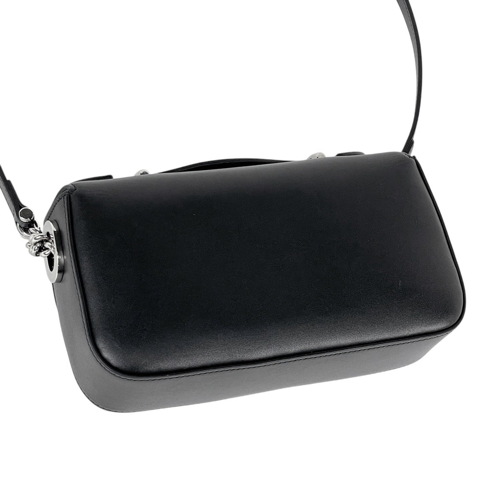 グッチ プチGG ショルダーバッグ GGマーモント ダブルG ショルダーバッグ レザー ブラック 739722 レディース 【中古】brbag
