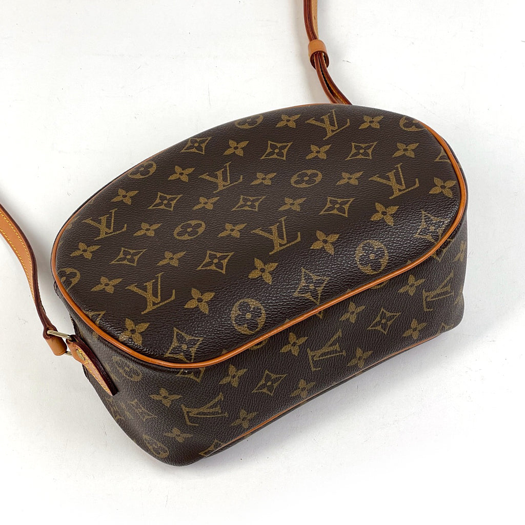 ルイ・ヴィトン ブロワ 斜め掛け ショルダーバッグ モノグラム ブラウン M51221 レディース 【中古】brbag