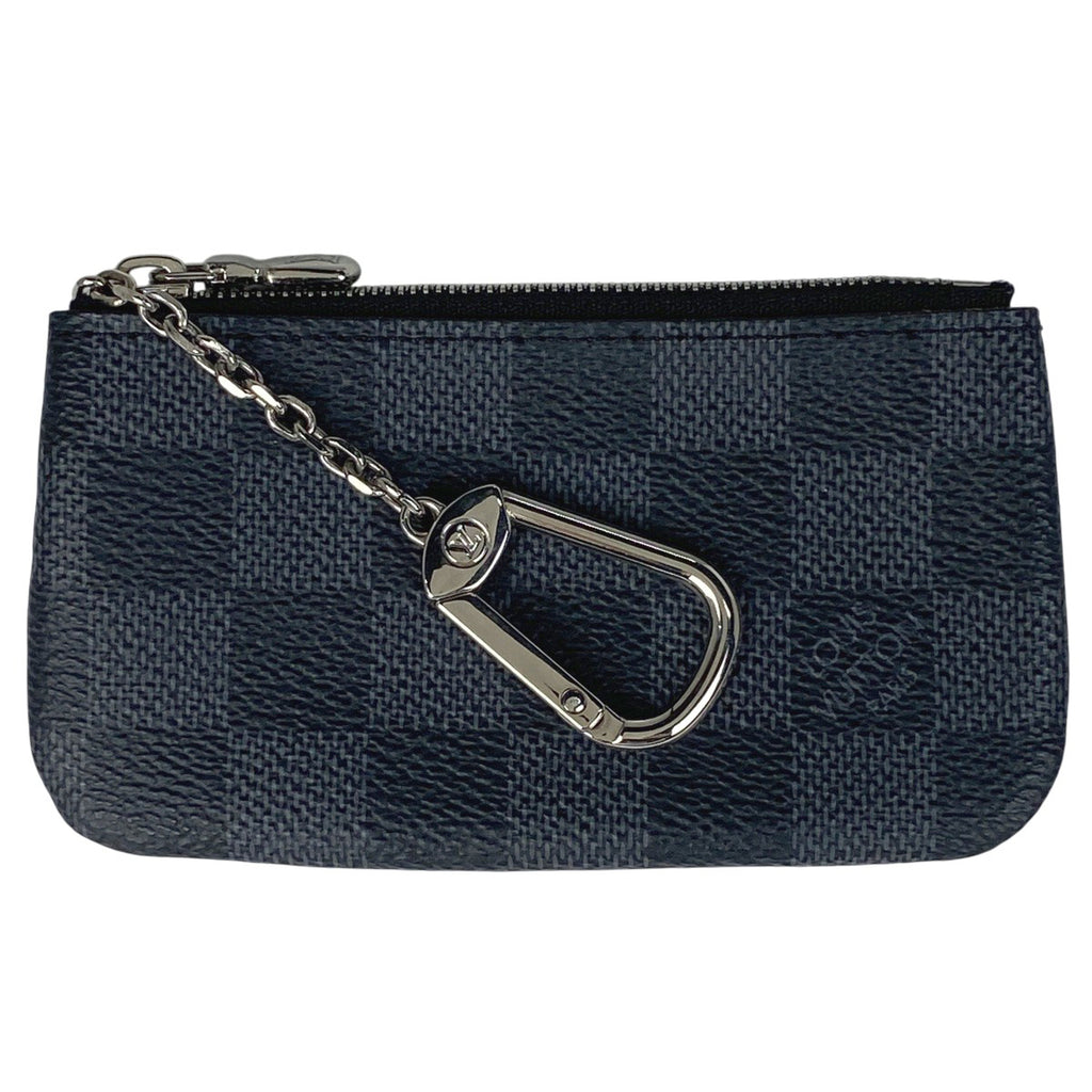 ルイ・ヴィトン ポシェット クレ 鍵入れ キーリング 小銭入れ コインパース コインケース ダミエグラフィット ノワール(ブラック) N60155 メンズ 【中古】brbag