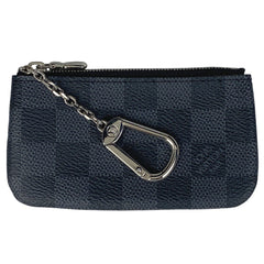 ルイ・ヴィトン ポシェット クレ 鍵入れ キーリング 小銭入れ コインパース コインケース ダミエグラフィット ノワール(ブラック) N60155 メンズ 【中古】brbag