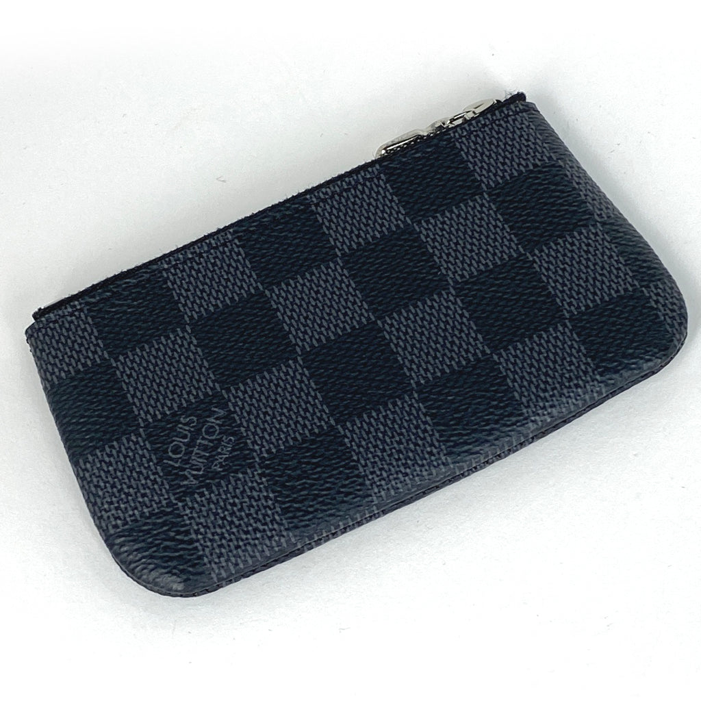 ルイ・ヴィトン ポシェット クレ 鍵入れ キーリング 小銭入れ コインパース コインケース ダミエグラフィット ノワール(ブラック) N60155 メンズ 【中古】brbag