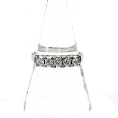 ダイヤモンド デザインリング プラチナ 指輪 リング 19号 Pt900 ダイヤモンド メンズ 【中古】nbjwl