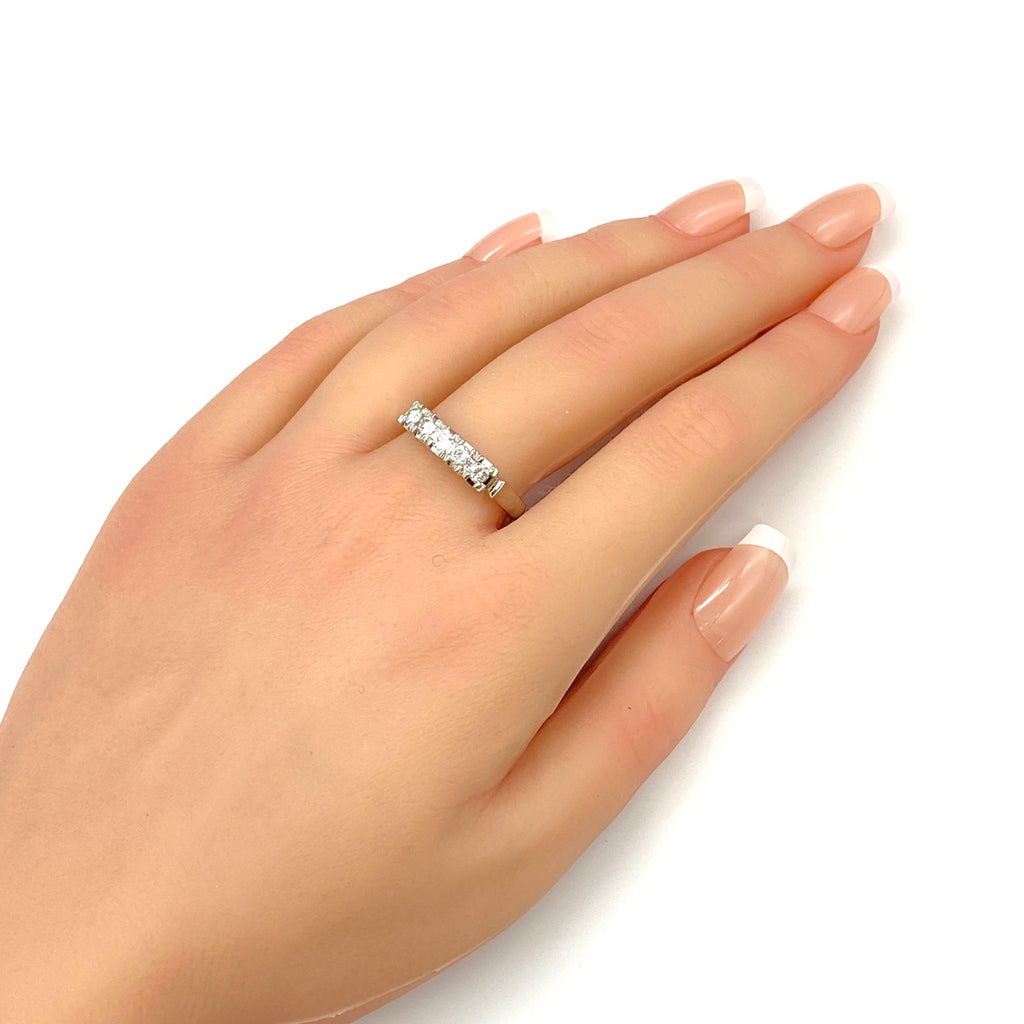 ダイヤモンド デザインリング プラチナ 指輪 リング 19号 Pt900 ダイヤモンド メンズ 【中古】nbjwl