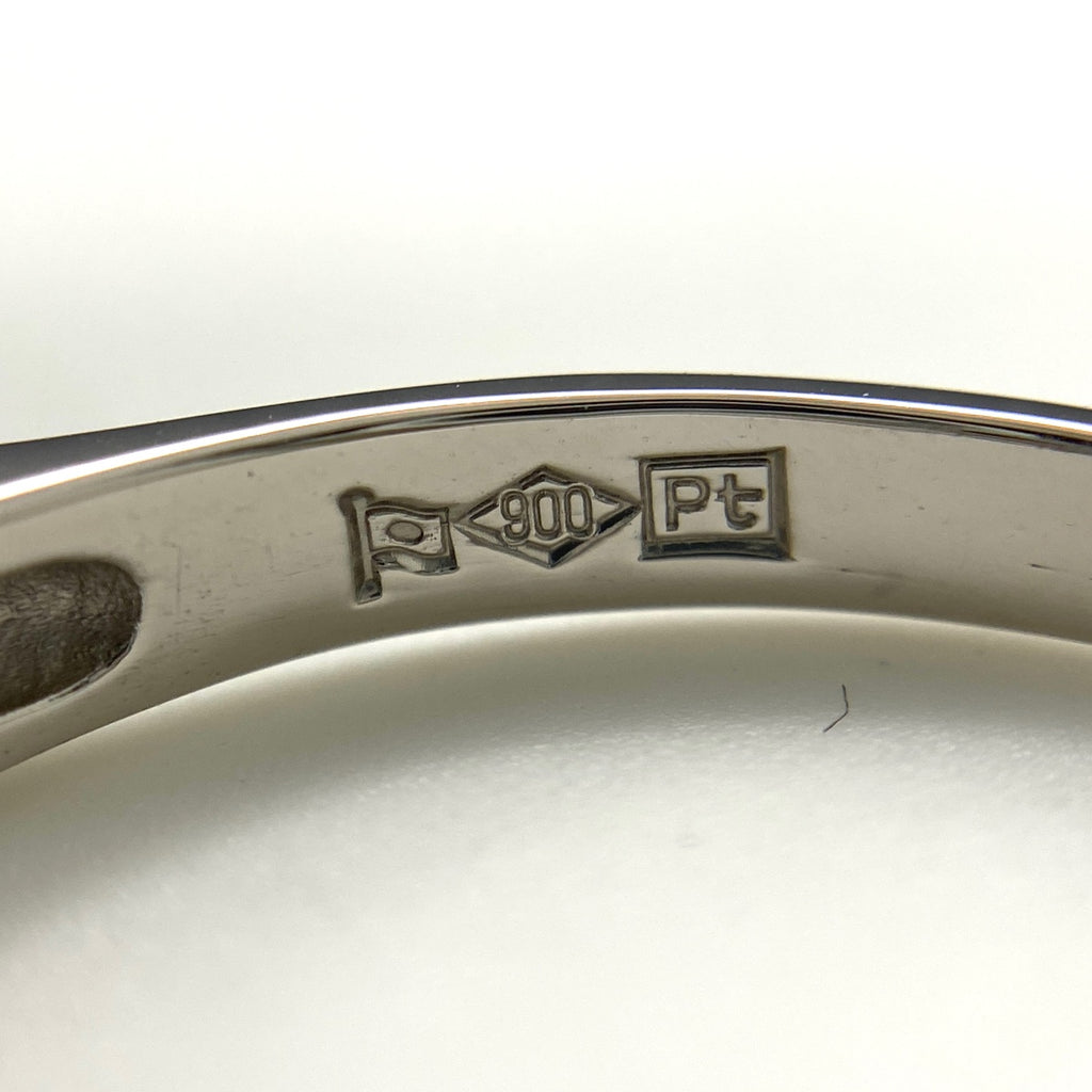ダイヤモンド デザインリング プラチナ 指輪 リング 19号 Pt900 ダイヤモンド メンズ 【中古】nbjwl