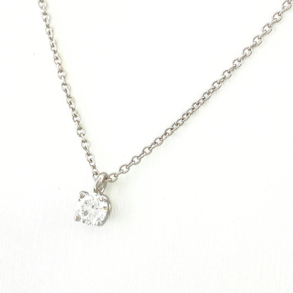 ティファニー ダイヤモンド デザインネックレス プラチナ ペンダント 1P ネックレス Pt950 ダイヤモンド レディース 【中古】brjwl