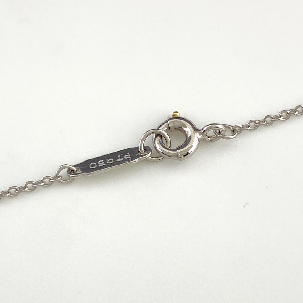 ティファニー ダイヤモンド デザインネックレス プラチナ ペンダント 1P ネックレス Pt950 ダイヤモンド レディース 【中古】brjwl