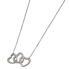 ティファニー トリプルハート ネックレス シルバー950 シルバー レディース ブランドアクセサリー 【中古】bracc
